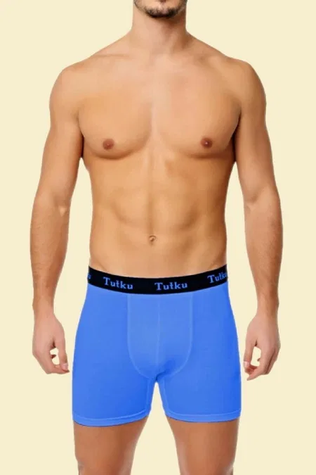 Tutku Pamuklu Esnek Bel Lastikli Boxer Tutku 0400 - Görsel 3