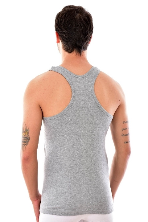 Ribana Pamuklu Spor Atlet Erkek Tutku 0118 - Gri