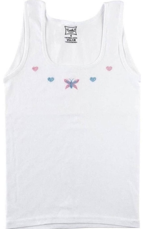 Kalın Askılı Nefes Alan Beyaz Atlet Tutku 0166