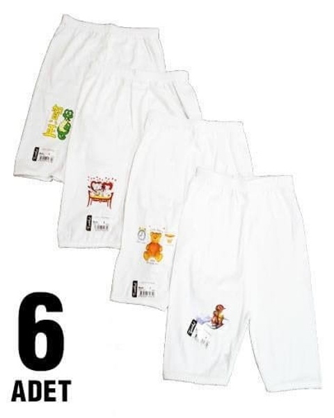 %100 Pamuklu Esnek Bel Lastiği Kız Çocuk Külotu Tutku 0175