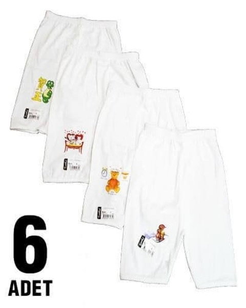 %100 Pamuklu Esnek Bel Lastiği Kız Çocuk Külotu Tutku 0175