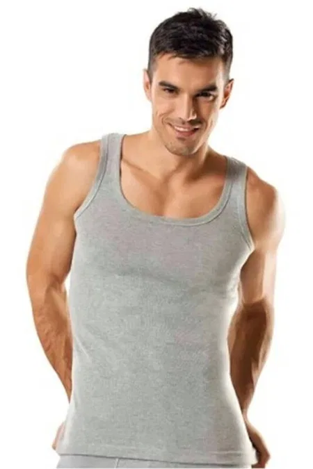 Ribana Pamuklu Askılı Erkek Atlet Tutku 0102