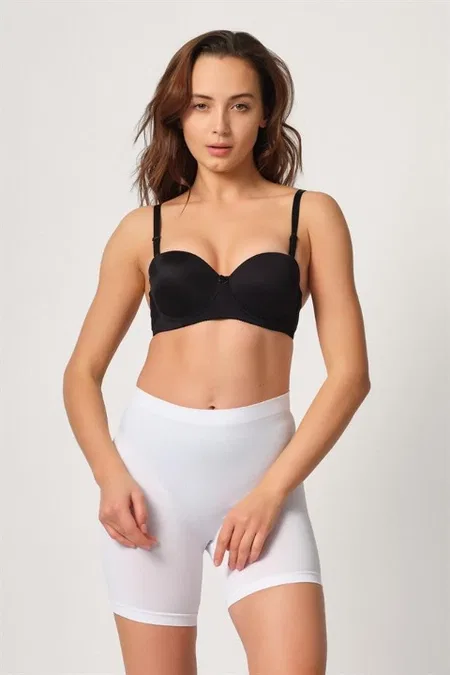Uzun Paçalı Konforlu Boxer Emay 3003 - Beyaz