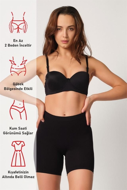 Uzun Paçalı Konforlu Boxer Emay 3003 - Siyah