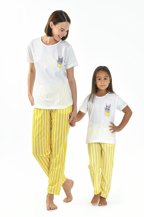 Yeni İnci Viskon Yazlık Kadın Pijama Takımı Yeni İnci 1799 - Görsel 3