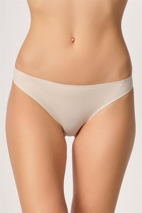 Yapıştırma Lazer Kesim String Külot Emay 2802 - Ten