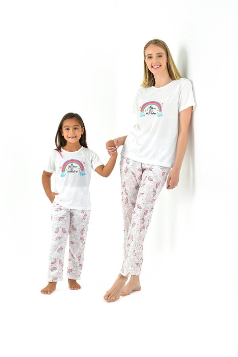 Yeni İnci Penye Kumaşlı Yazlık Pijama Takımı Yeni İnci 1788 - Görsel 3