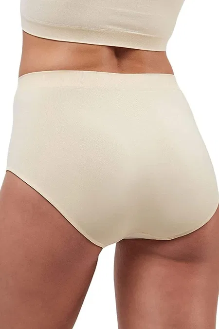 Dikişsiz Yüksek Bel Slip Külot Elite Life 811 - Ten