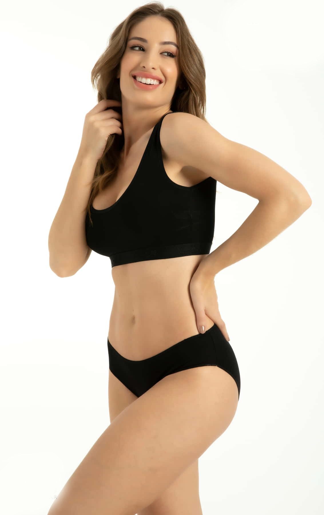 Q-En Bamboo Düşük Bel Kadın Külot Q-En 905 - Görsel 4