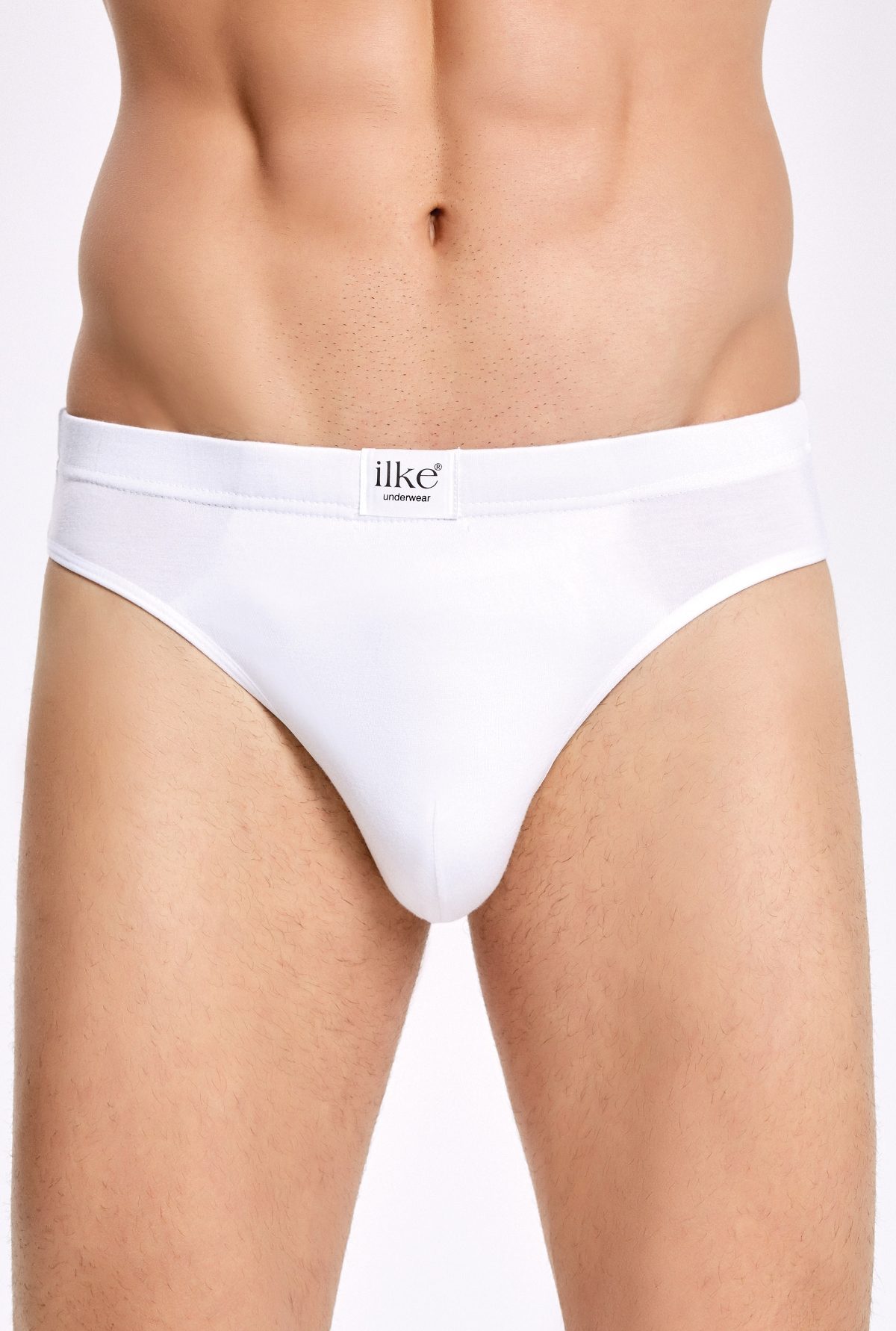 Bambu Elastan Kompakt Kesim Erkek Slip Külot İlke 1607 - Beyaz