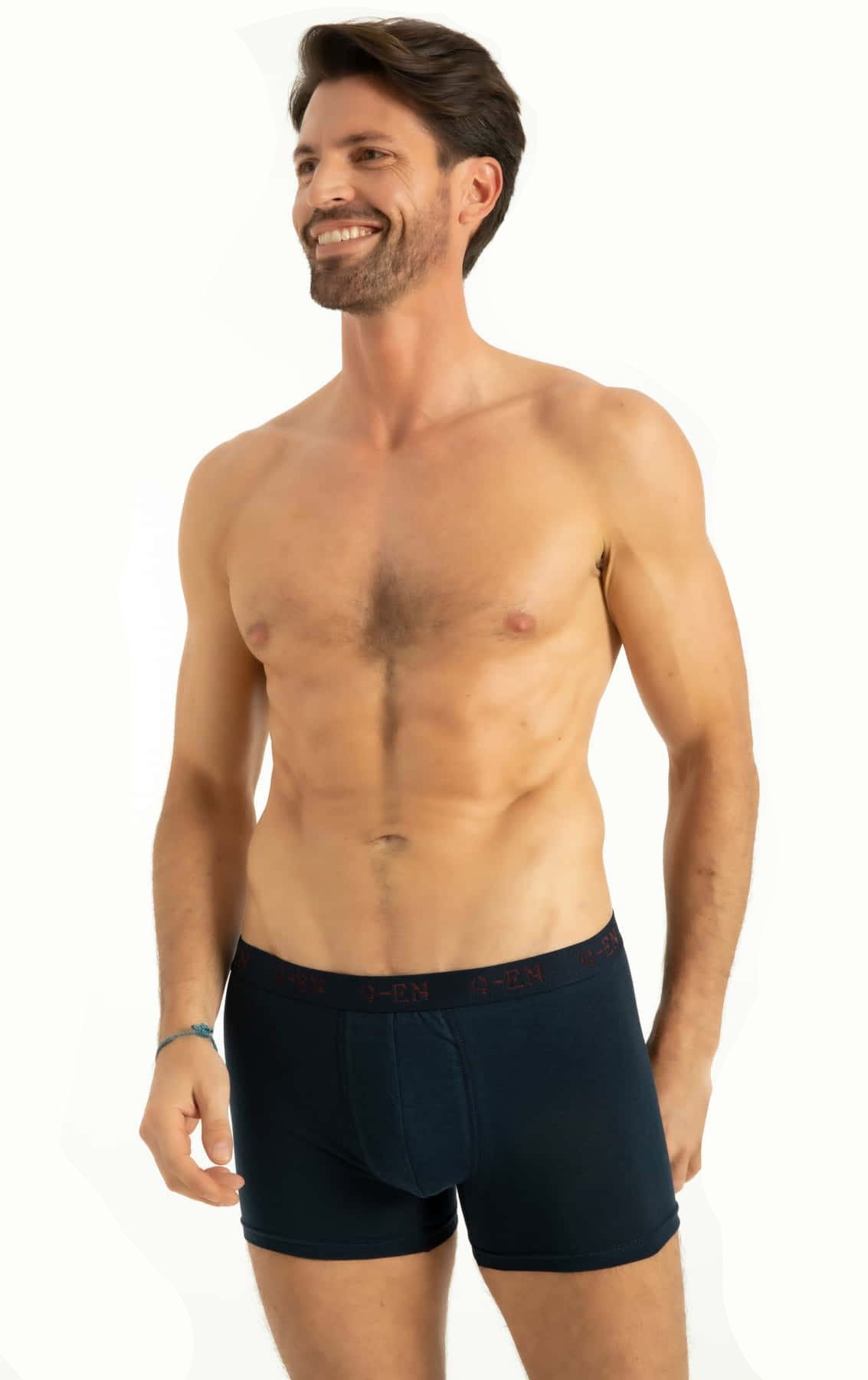 Pamuklu Esnek Bel Boxer Q-En 501 - Asorti