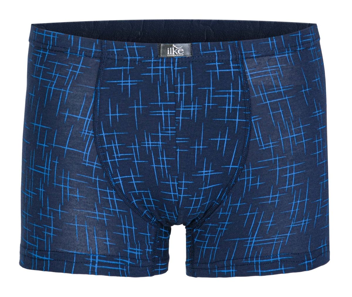 Modal Pamuklu Desenli Erkek Boxer İlke 1616 - Lacivert