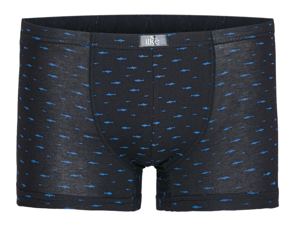 Modal Pamuklu Esnek Bel Boxer İlke 1616 - Siyah