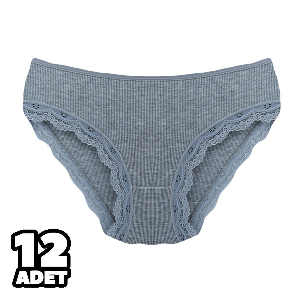 Yüksek Bel Destekli Bato Külot Dondeza 3054 - Gri