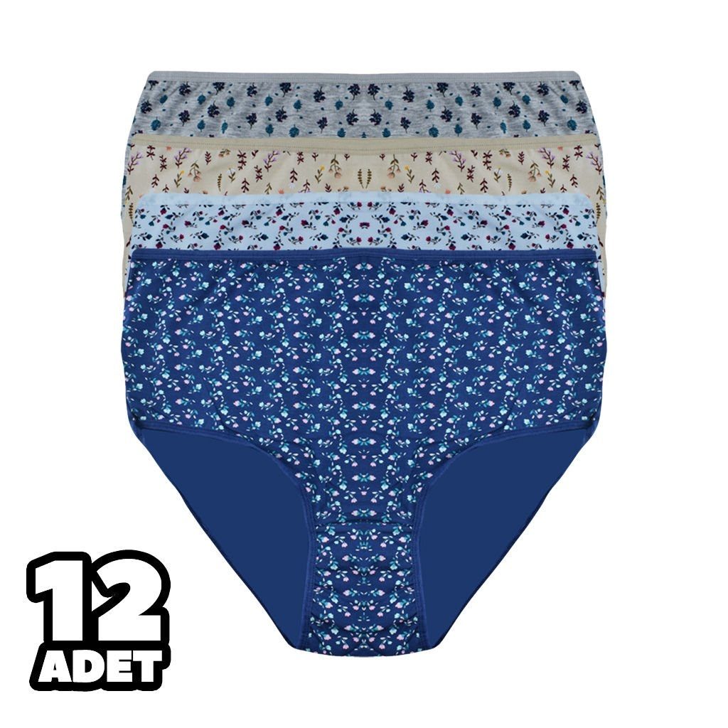 Yüksek Bel Destekli Bato Külot Dondeza 616 - Asorti