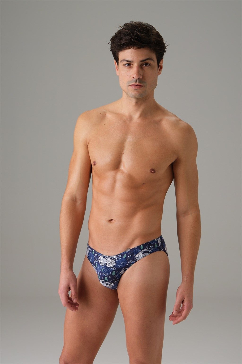 Pamuklu Elastan Tavşan Baskılı Erkek Slip Doreanse 1203 - Tavşan Adası