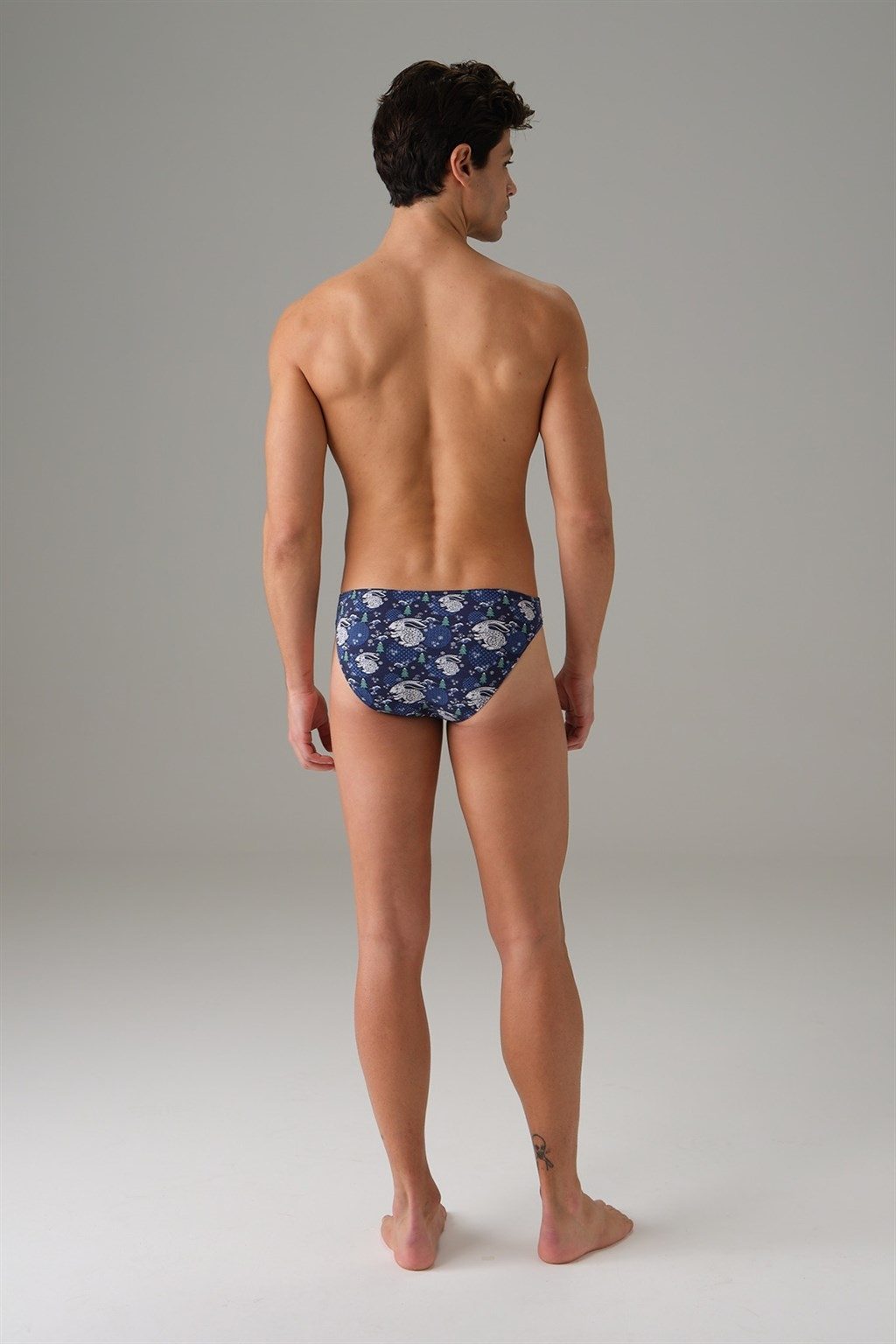 Pamuklu Elastan Tavşan Baskılı Erkek Slip Doreanse 1203 - Tavşan Adası