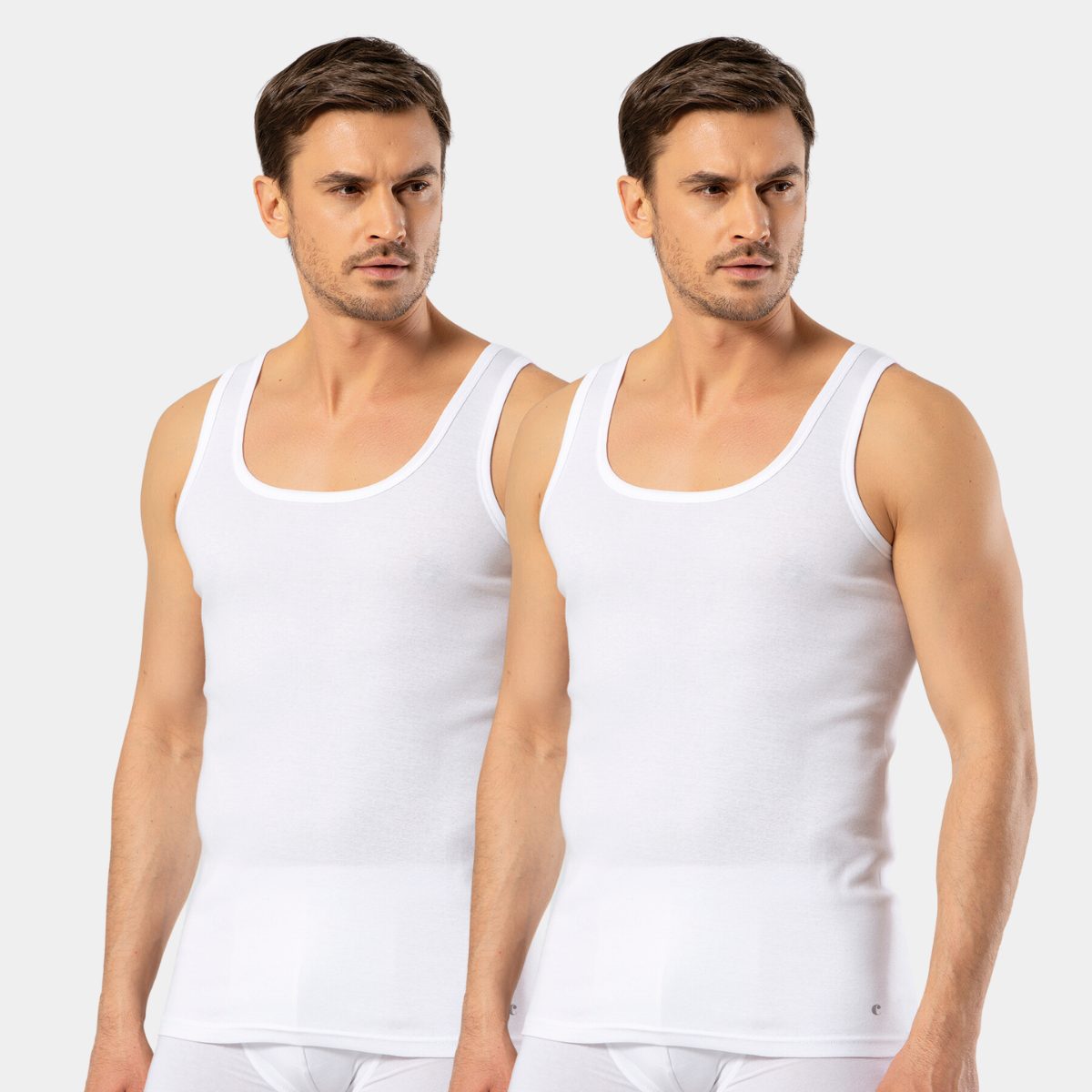 Cacharel Pamuklu Ribana Askılı Erkek Atlet Cacharel 1501