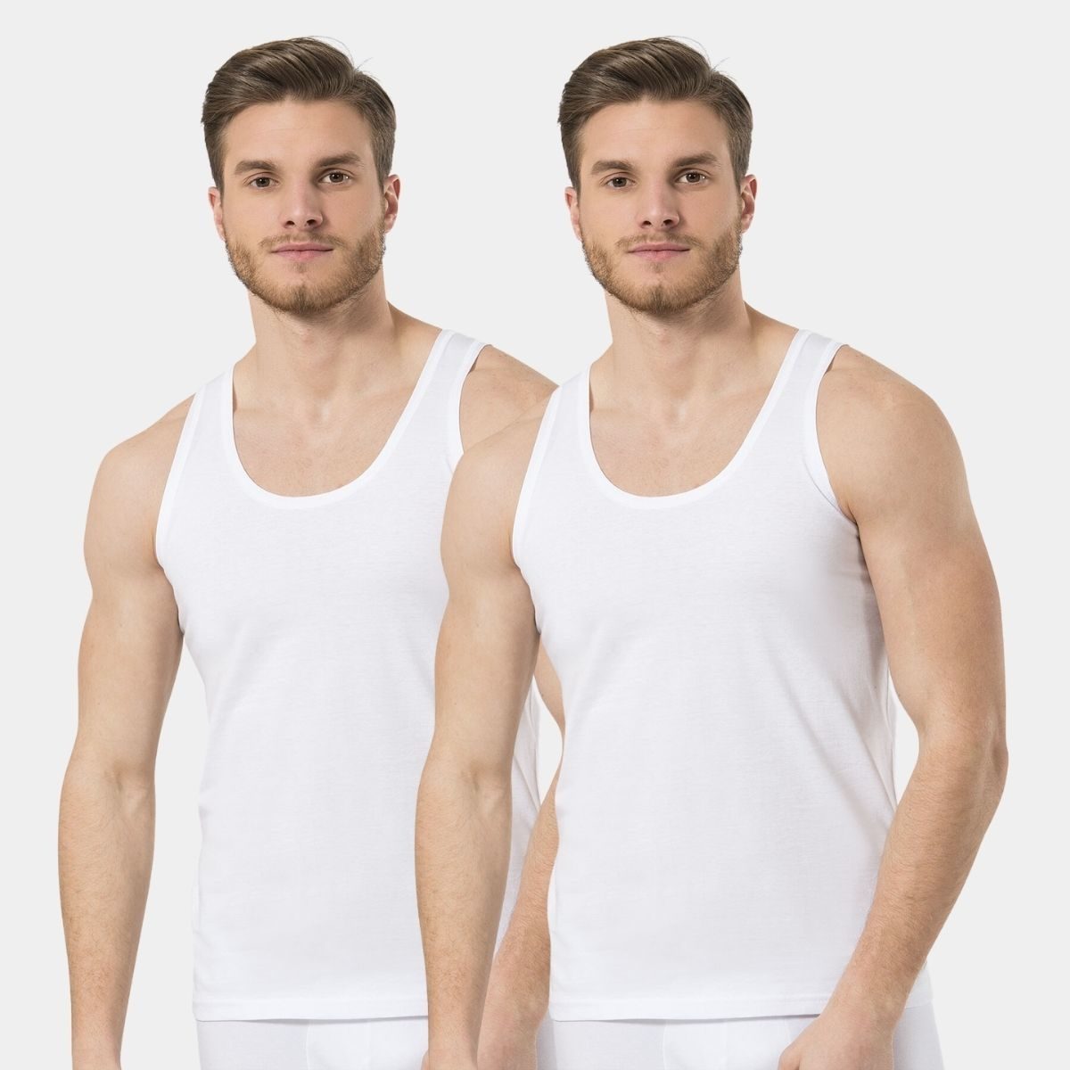 Türen Pamuklu Ribana Erkek Atlet Türen 108