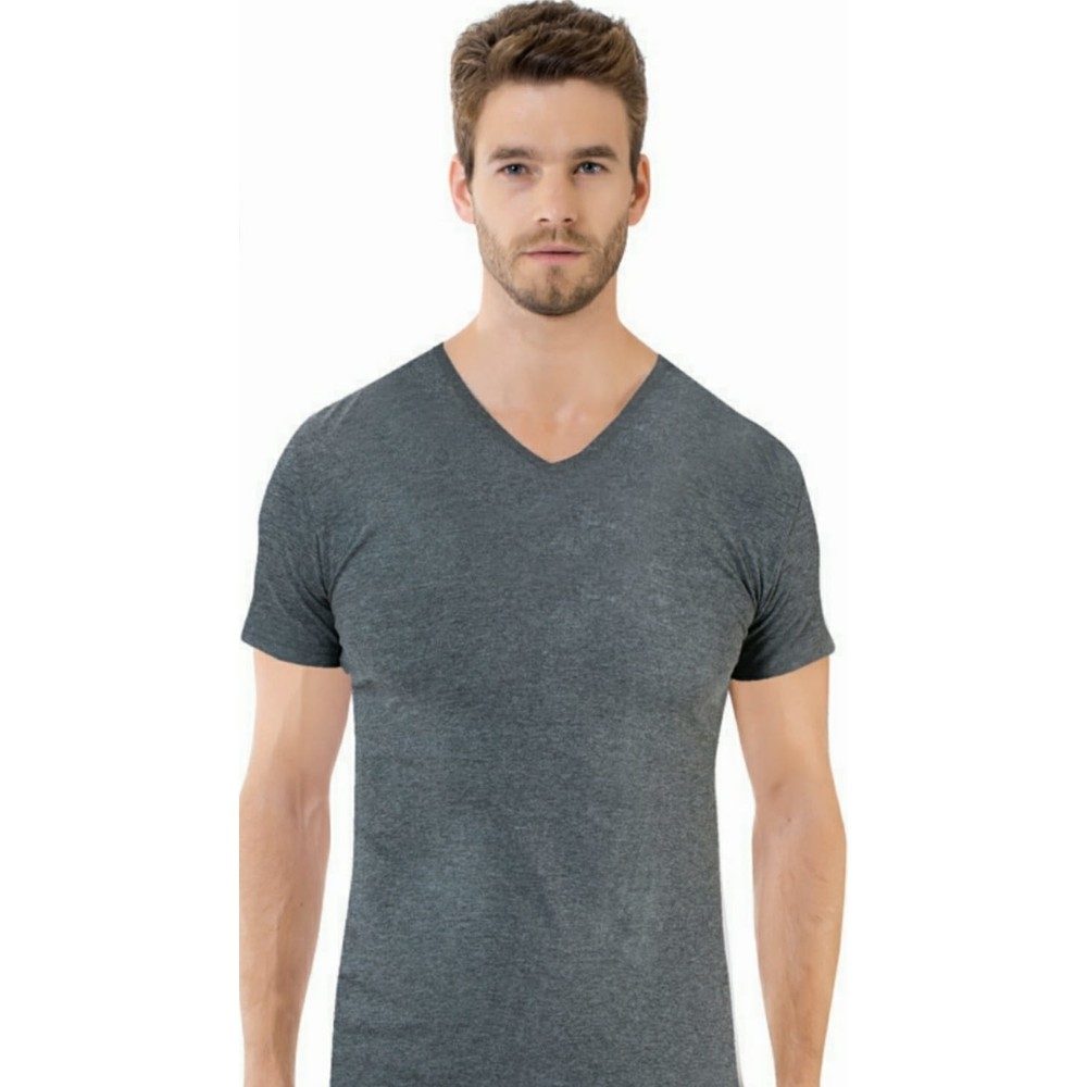 Öztaş Pamuklu V Yaka Erkek Atlet Öztaş 1042 - Görsel 2