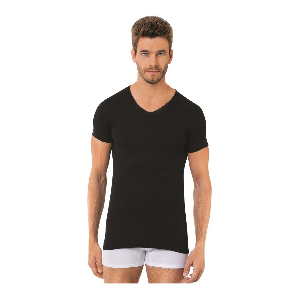 Öztaş Pamuklu V Yaka Erkek Atlet Öztaş 1042 - Görsel 3