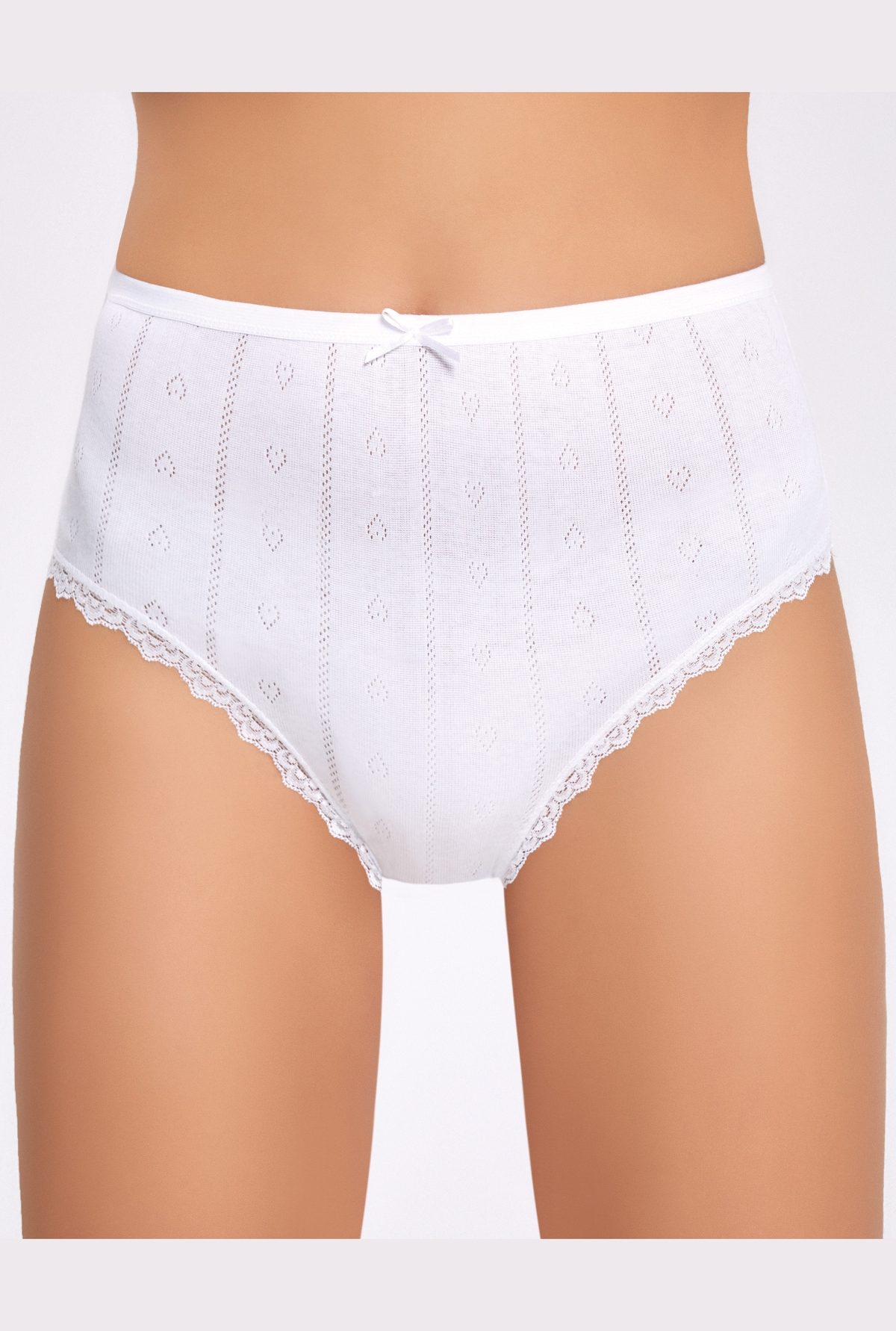 İlke Yüksek Bel Dantelli Bato Pamuklu Külot İlke 286 - Görsel 2