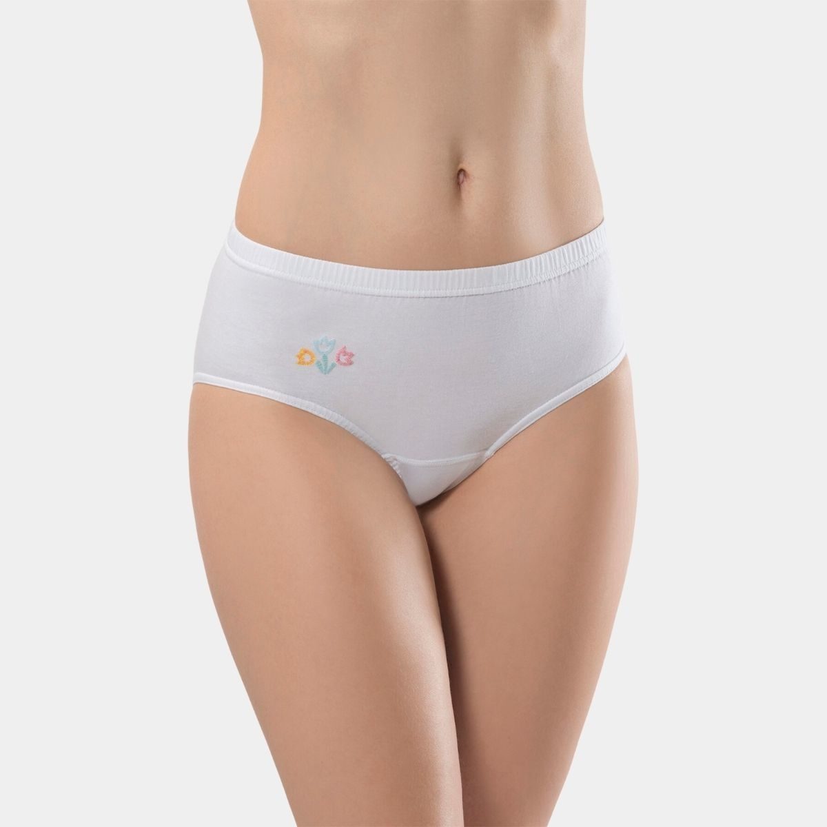 Türen Pamuklu Yüksek Bel Slip Külot 2Li Türen 225 - Görsel 2