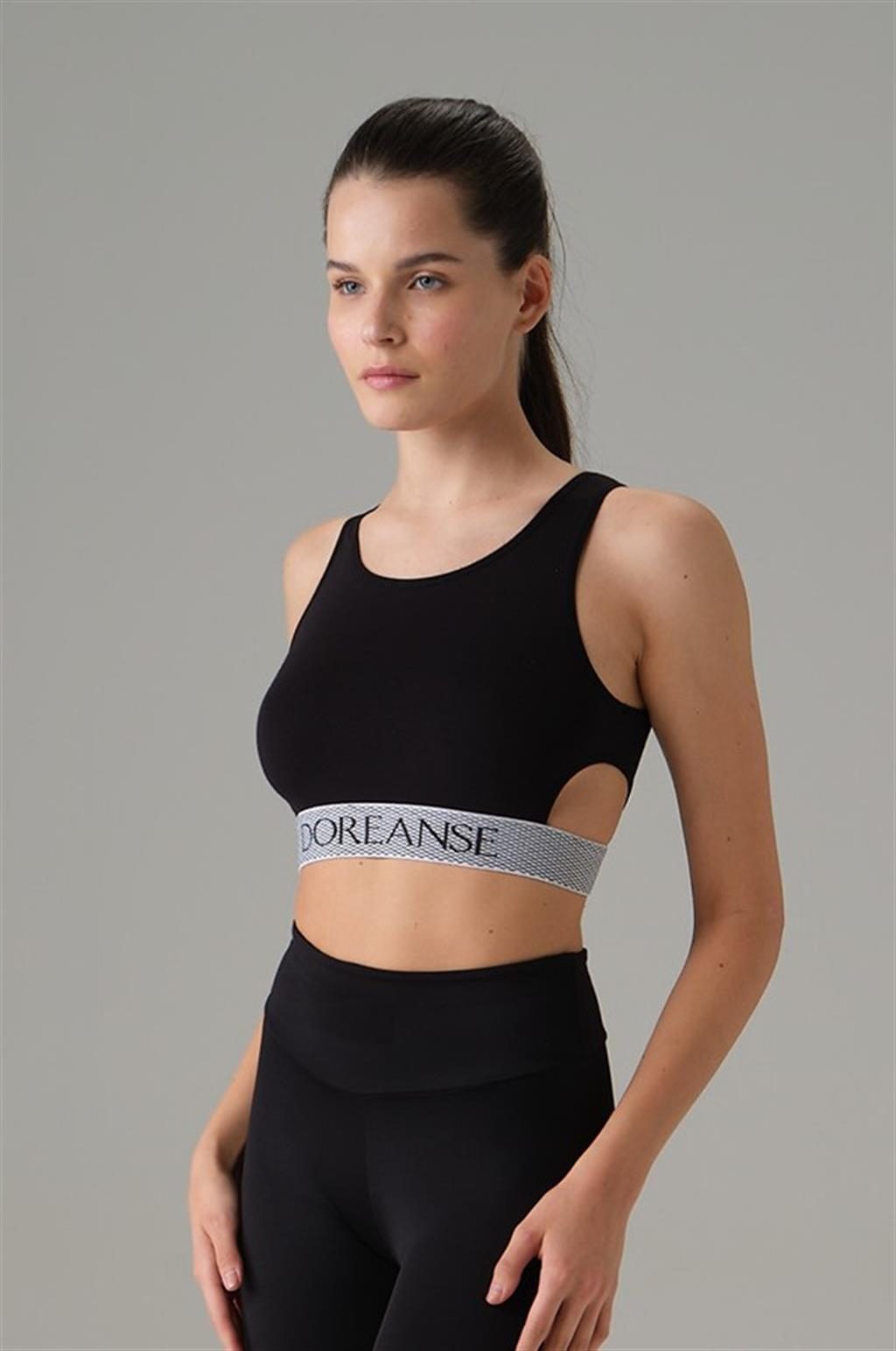 Nem Yönetimi ve Pencere Detayı Sporcu Sütyeni Doreanse 5598 - Siyah