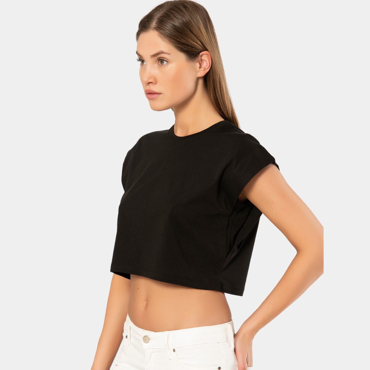 Pamuklu Tek Parça Siyah Body Türen 3402 - Siyah