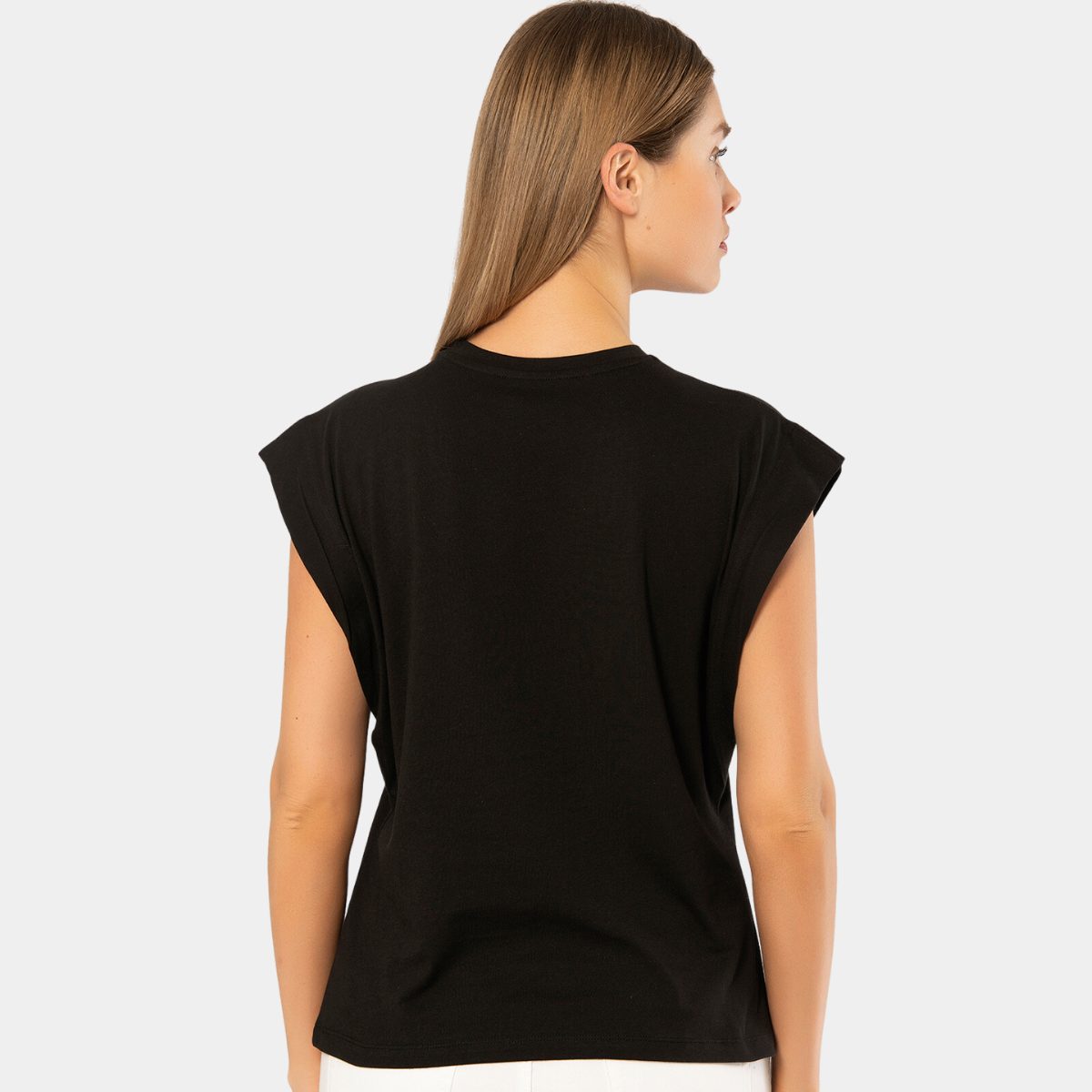 Kısa Kollu Tek Parça Body Siyah Türen 3401 - Siyah