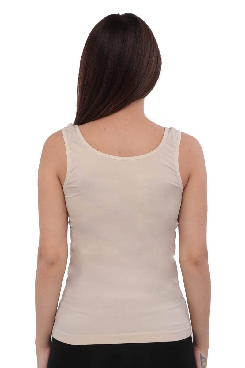 Liza (Layza) Kalın Askılı Dikişsiz Kadın Atlet Pamuklu Liza 14002 - Görsel 2