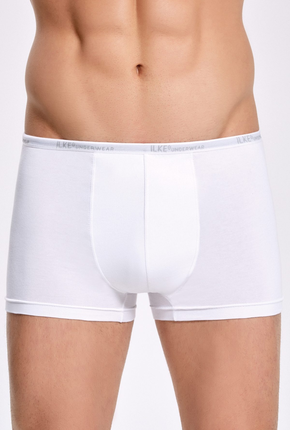 Modal Pamuklu İnce Bel Boxer İlke 1603 - Beyaz