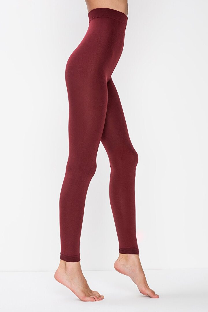 Termal Düşük Denye Külotlu Çorap Penti 07 - Bordo