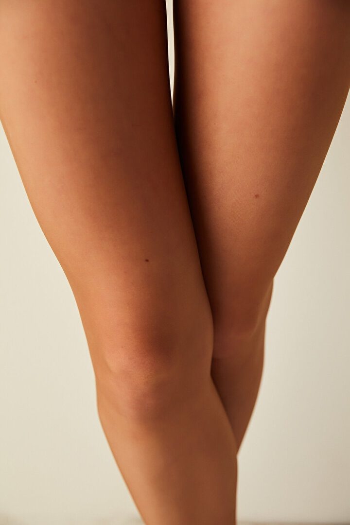 Düşük Denye Kadın Külotlu Çorap Penti 0A7K19SK - Kakao