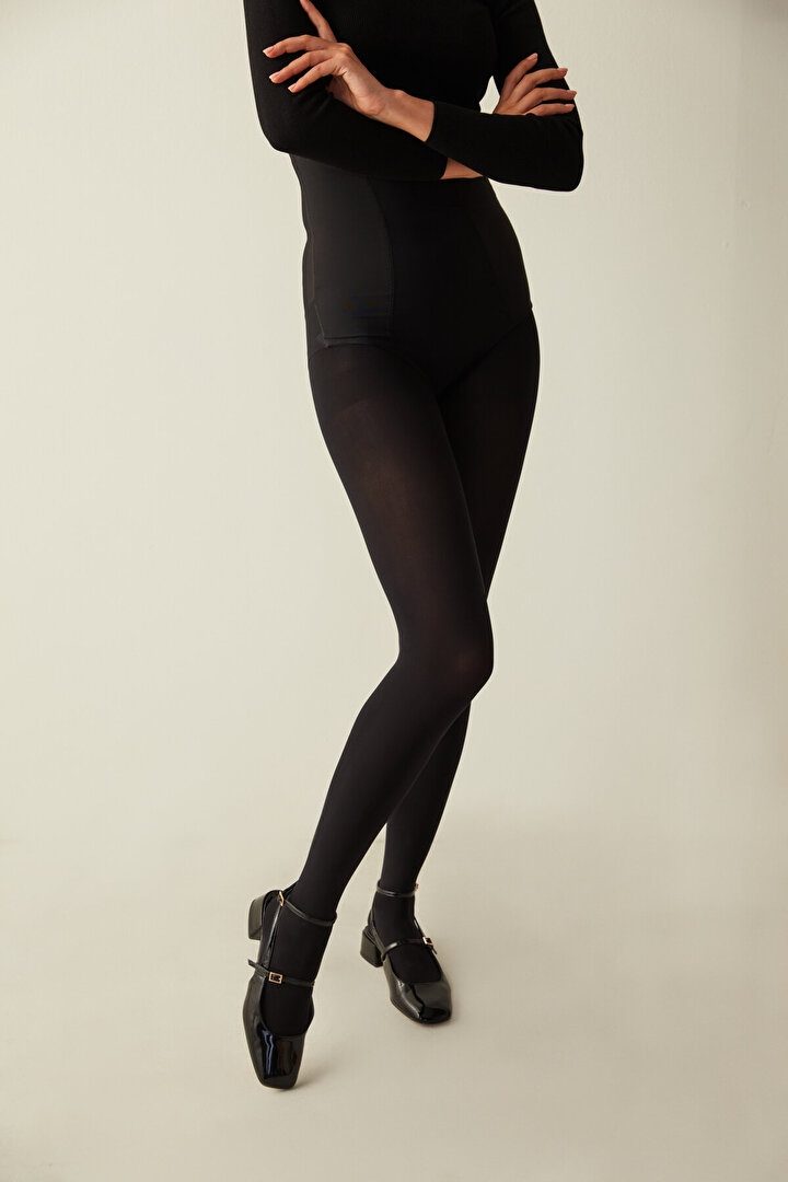 Düşük Denye Dayanıklı Külotlu Çorap Penti 83K22SK - Siyah