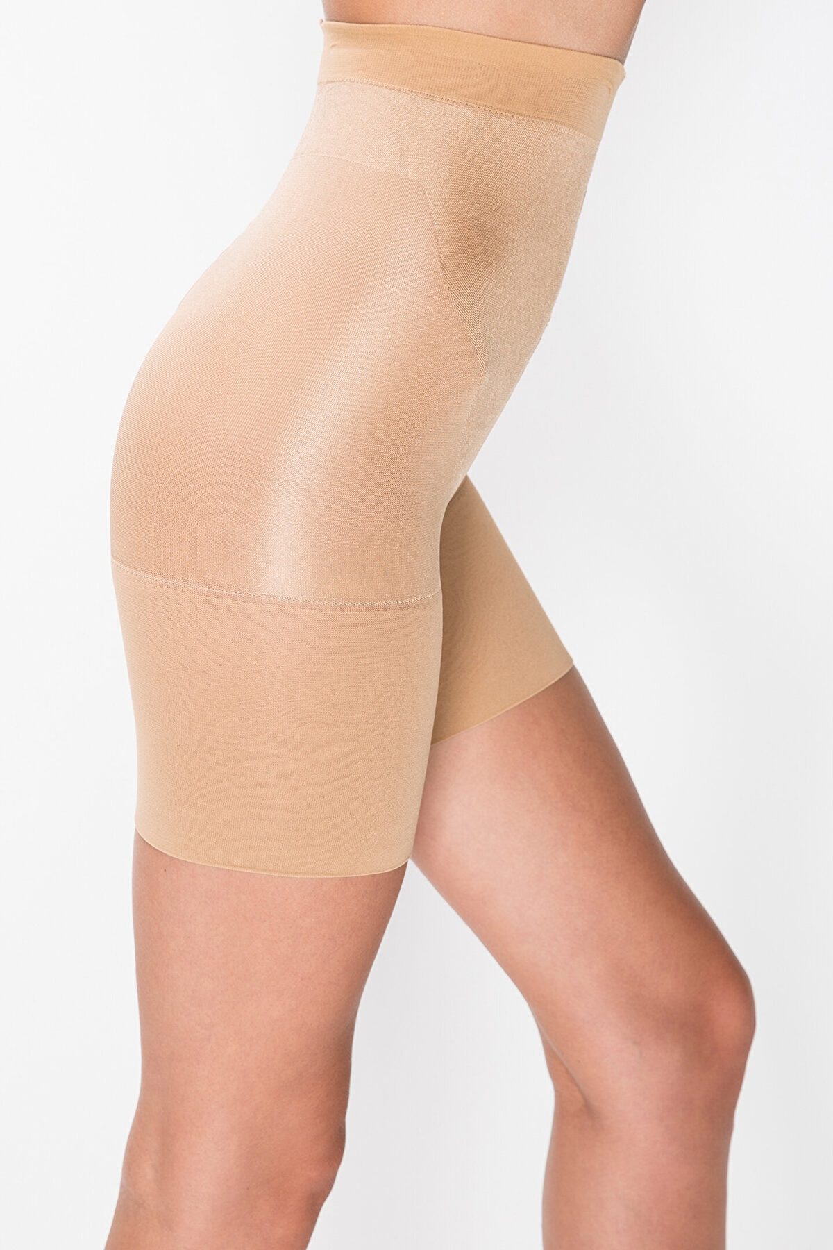 Dikişsiz Yüksek Bel Şekillendirici Korse Penti 654 - Ten