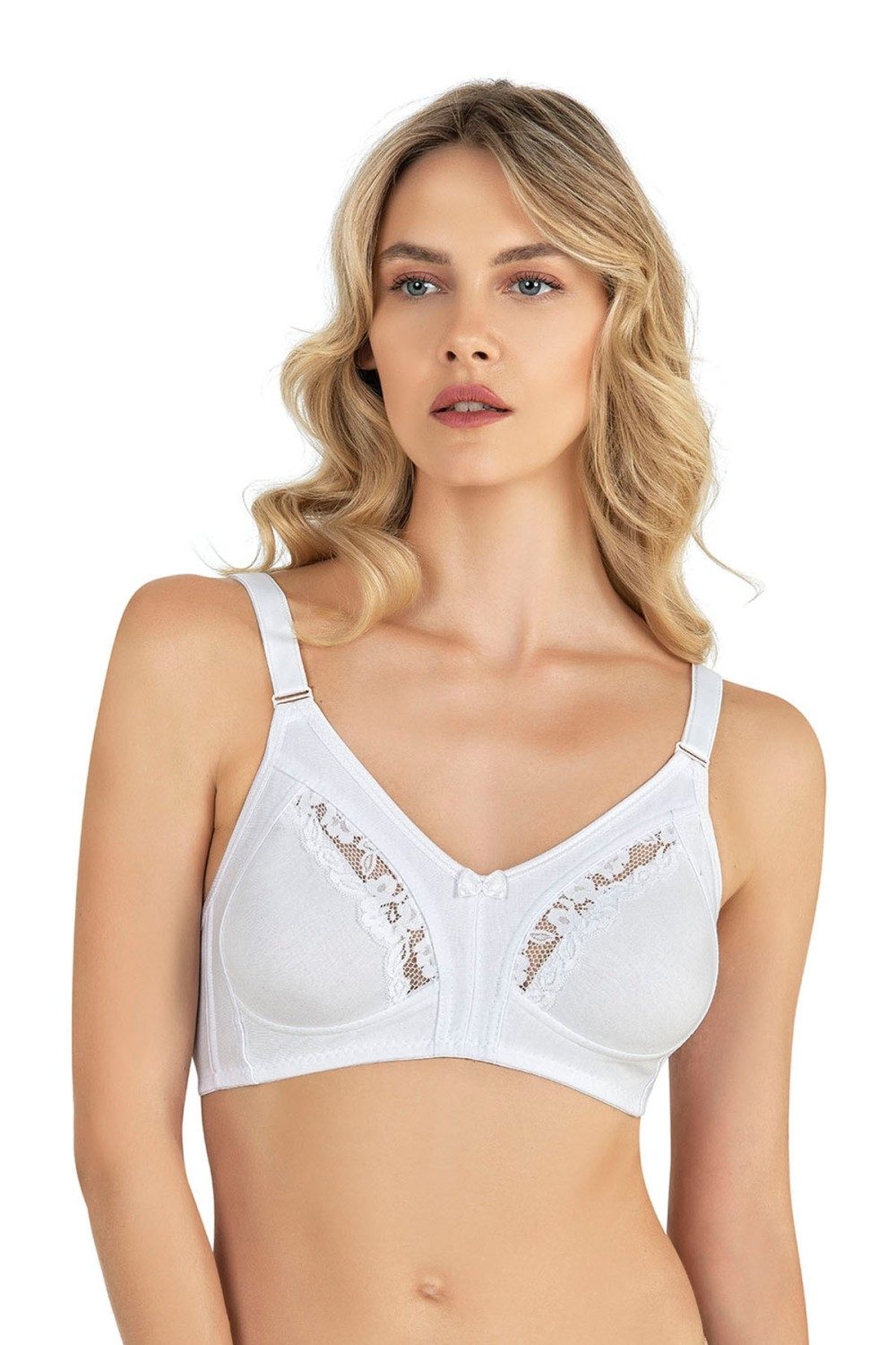 Tam Kap Destekli Toparlayıcı Sütyen Fabony 3180 - Beyaz