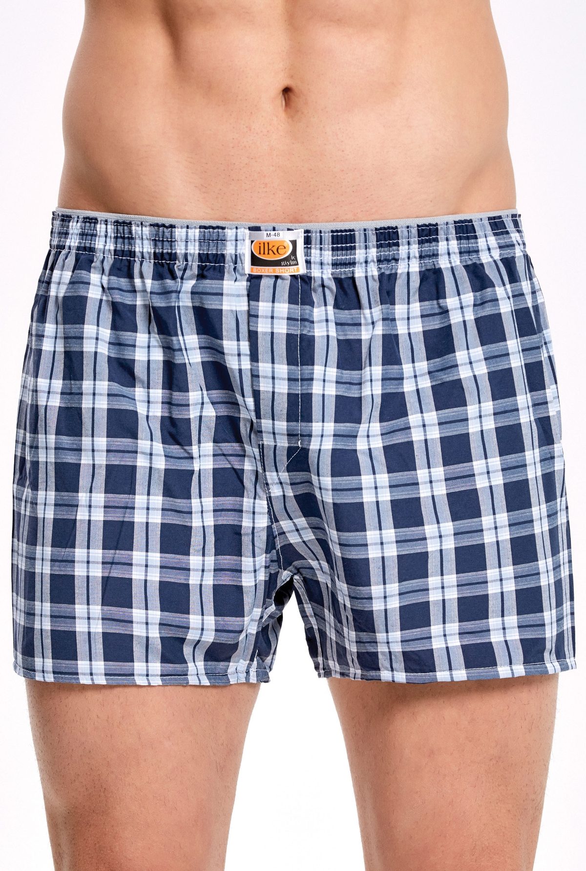 Modal Pamuklu Esnek Bel Boxer Erkek İç Giyim İlke 002 - Asorti