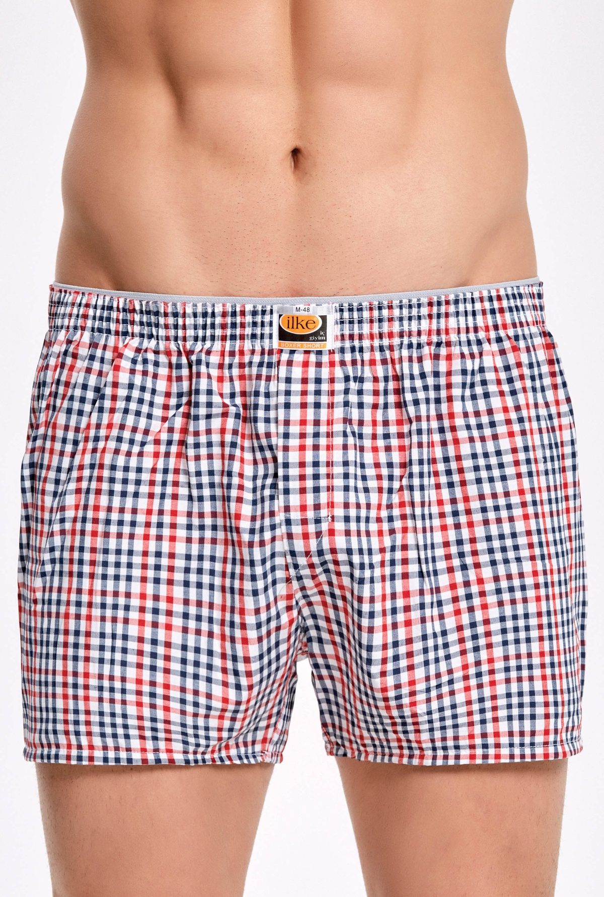 Modal Pamuklu Esnek Bel Boxer Erkek İç Giyim İlke 002 - Asorti