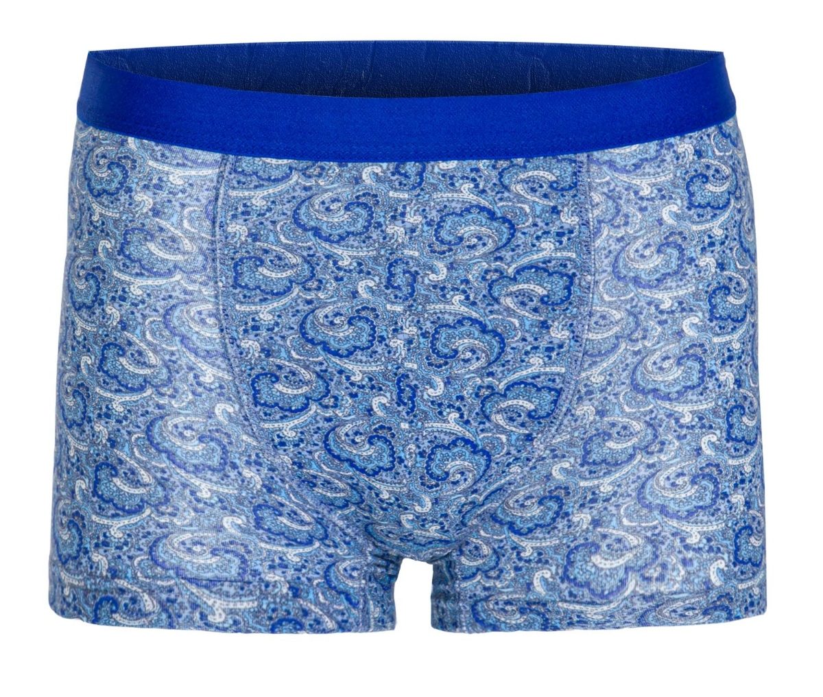 Modal Pamuklu Dikişli Uzun Paça Boxer İlke 1604 - Saks