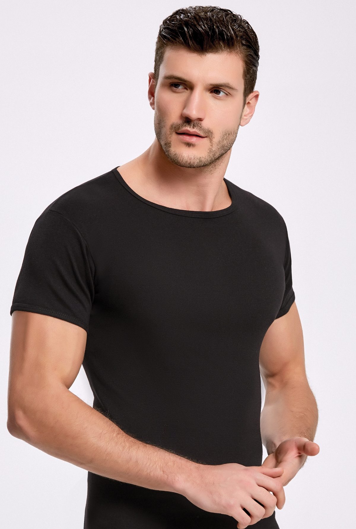 İlke Pamuklu Ribana Kesim Erkek Badi İlke 1127