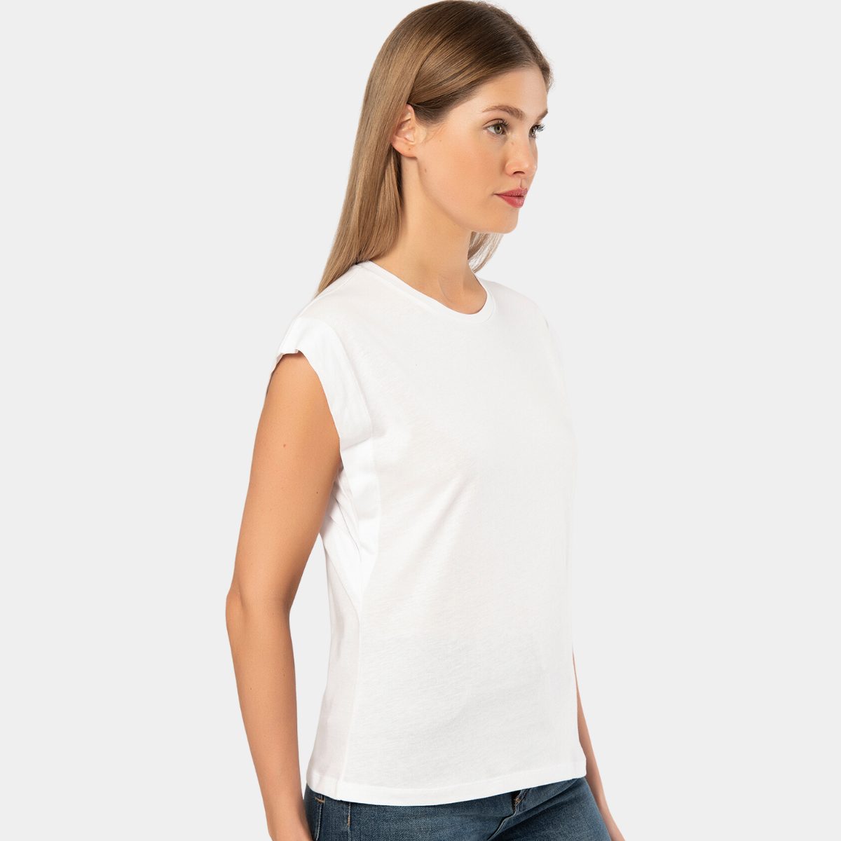 Türen Bisiklet Yaka Kısa Kollu Body Pamuklu Türen 3401 - Görsel 2