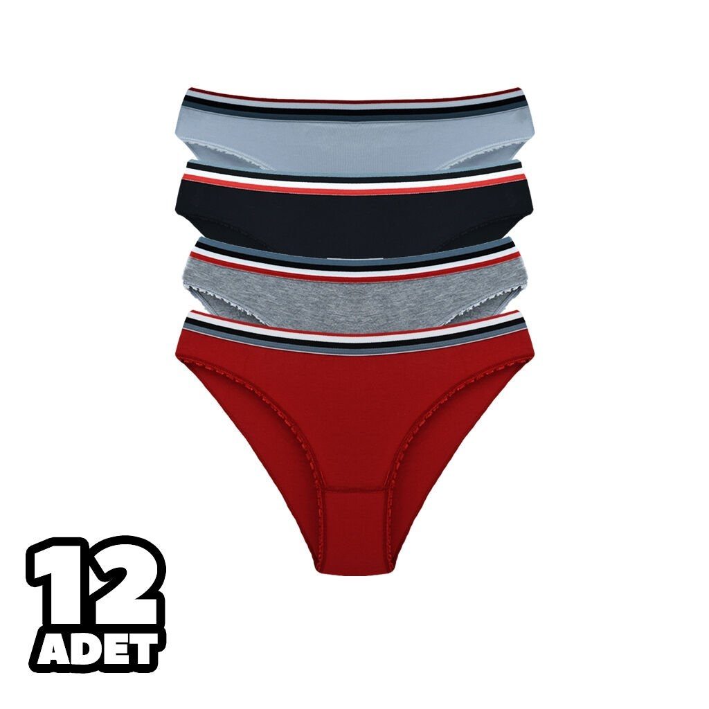 Tutku Pamuklu Dikişli Pırlanta Bikini Külot Tutku 0746 - Görsel 2