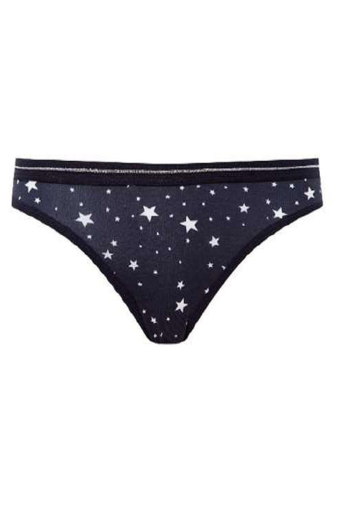 Pamuklu Yüksek Bel Slip Külot  U.S. POLO Assn. 66317 - Görsel