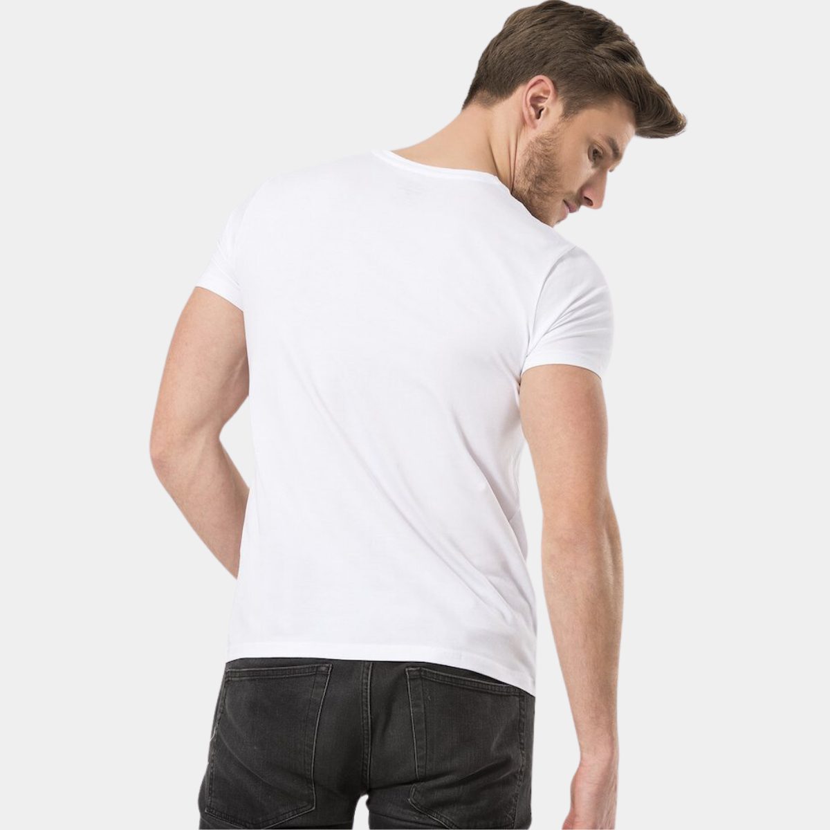 Wtshirt Pamuklu Kısa Kollu Erkek Tişört Wtshirt Vegas - Görsel 3