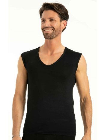 Bambu Sıfır Kol V Yaka Atlet Q-En 601 - 2