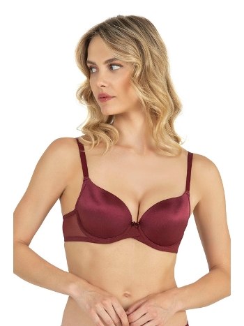 Dantel Detaylı Basic Tül Çapraz Sütyen Fabony 3140