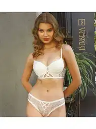 Dantelli Balenli Destekli Sütyen Takım Büşra 410