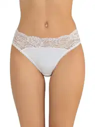 İnce İp Detaylı Dantelli String Külot Fabony 1170