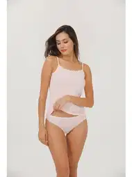 Dantelli Ip Askılı Pamuklu Atlet Kadın İlke 2421